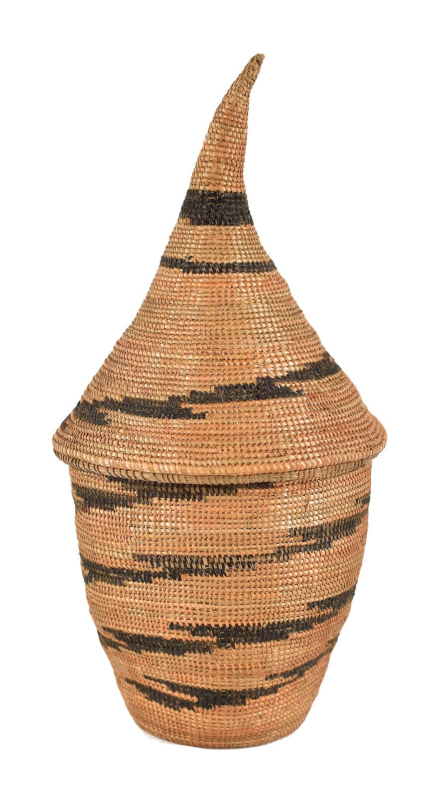 Tutsi Tight Weave Basket Rwanda Old African Art
