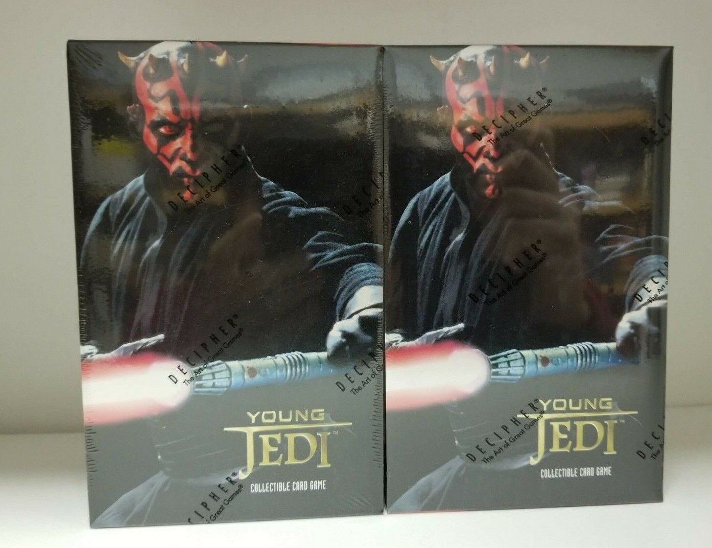 2 Box Star Wars Young Jedi Collectible Card Game Collectible Rare Total 24 Packs