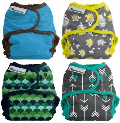 Best Bottom One Size Cloth Diaper Cover Shell Snap Closure Girl Or Boy - 868806